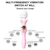 Vibrador de masturbación con varita mágica para masaje vibratorio femenino